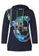 Kapuzenshirt mit Frontprint deep blue