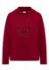 Kapuzenshirt mit Stickerei beaujolais red