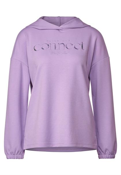 Kapuzenshirt mit Stickerei soft pure lilac