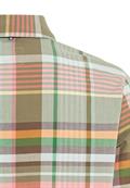 Karierte Bluse aus reiner Baumwolle check multicolor