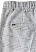Karierte Chino heather grey mel.