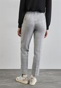 Karierte Chino heather grey mel.