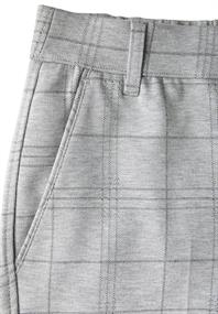 Karierte Chino heather grey mel.