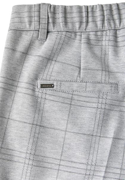 Karierte Chino heather grey mel.