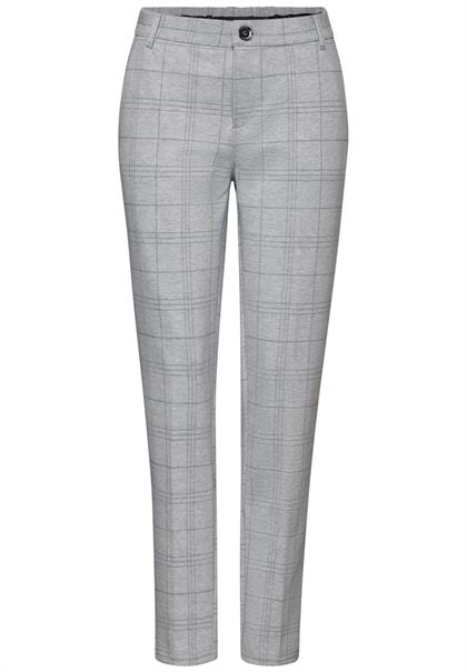 Karierte Chino heather grey mel.