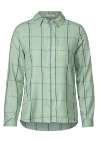 Karierte Hemdbluse clear sage green