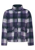 Karierte Jacke fir green
