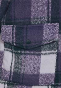 Karierte Jacke fir green
