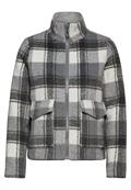 Karierte Jacke mineral grey melange