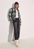Karierte Jacke mineral grey melange