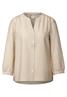 Karierte Seersucker Bluse safari beige