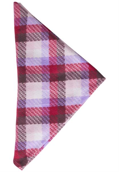 Karierter Schal carpet red