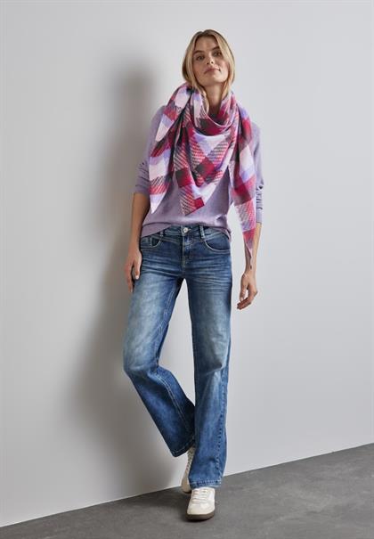 Karierter Schal carpet red