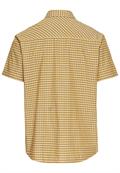 Kariertes Kurzarmhemd aus Baumwolle sunflower