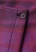 Karo-Rock in Wickel-Optik royal plum
