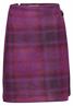 Karo-Rock in Wickel-Optik royal plum