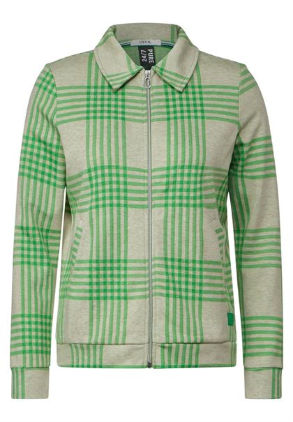 Karo Shirtjacke celery green