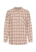Karobluse aus Baumwollmix mauve pink check