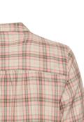 Karobluse aus Baumwollmix mauve pink check