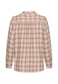 Karobluse aus Baumwollmix mauve pink check