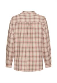 Karobluse aus Baumwollmix mauve pink check