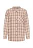 Karobluse aus Baumwollmix mauve pink check
