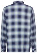 Karobluse aus reiner Viskose blue check