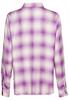 Karobluse aus reiner Viskose violet check