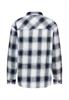 Karobluse mit Brusttasche dark blue check