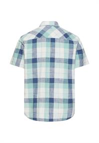 Karohemd aus reiner Baumwolle airy blue