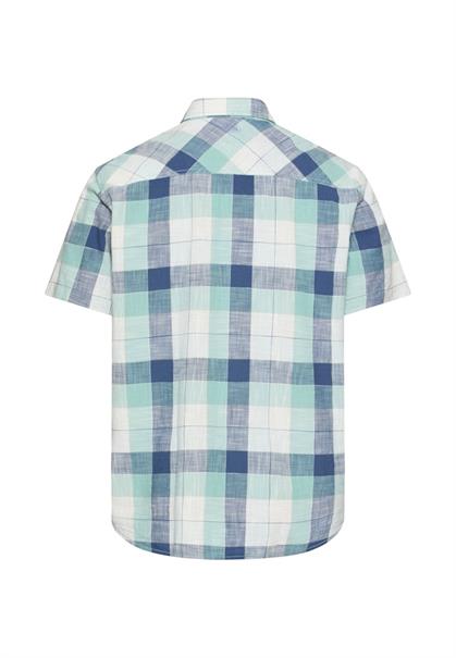 Karohemd aus reiner Baumwolle airy blue