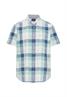 Karohemd aus reiner Baumwolle airy blue
