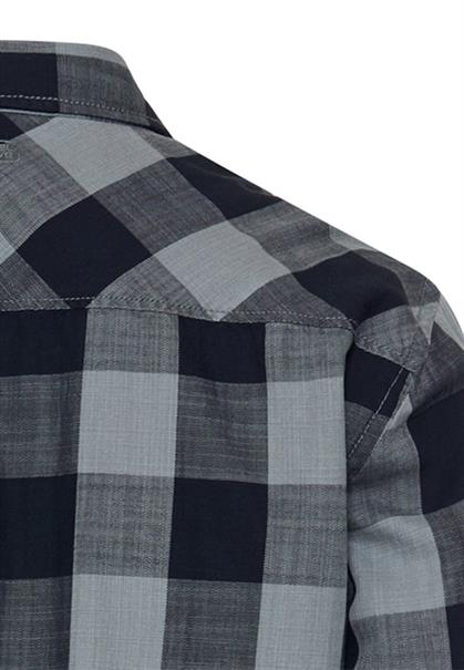 Karohemd aus reiner Baumwolle stormy blue