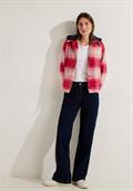 Karojacke mit Kapuze casual red