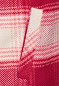 Karojacke mit Kapuze casual red