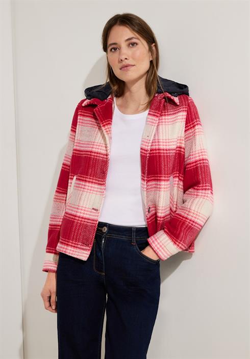 karojacke-mit-kapuze-casual-red