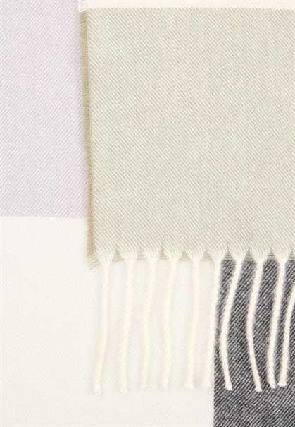 Karoschal mit Fransen misty lilac