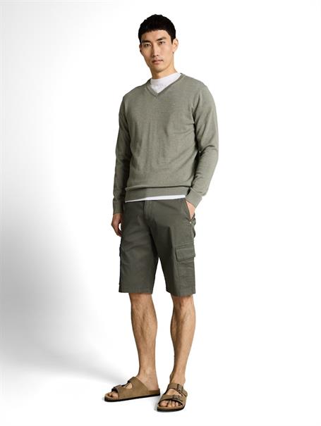 khaki mini geometric print