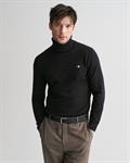 Klassischer Rollkragenpullover aus Baumwolle black