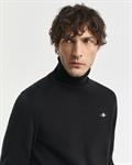 Klassischer Rollkragenpullover aus Baumwolle black