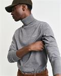 Klassischer Rollkragenpullover aus Baumwolle dark grey melange