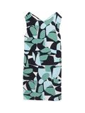 Kleid aus Viskose green dots and shapes design