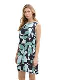 Kleid aus Viskose green dots and shapes design
