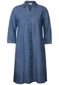 Kleid im Jeanslook mid blue wash