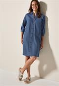 Kleid im Jeanslook mid blue wash