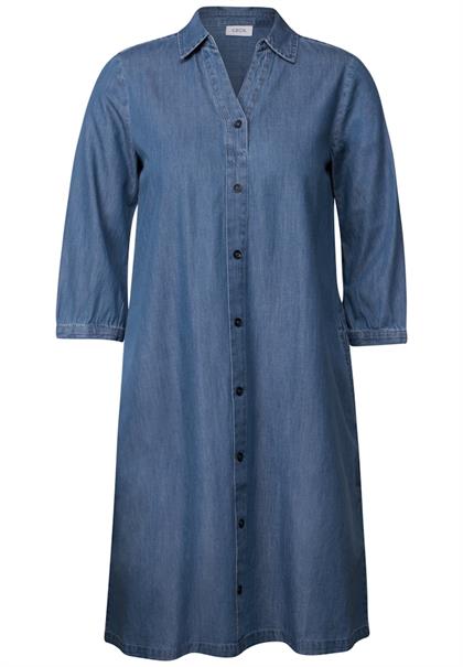 Kleid im Jeanslook mid blue wash