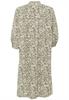 Kleid mit Allover-Print aus Baumwolle aop leaf print