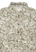 Kleid mit Allover-Print aus Baumwolle aop leaf print