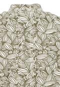 Kleid mit Allover-Print aus Baumwolle aop leaf print