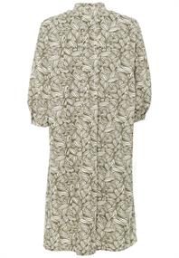 Kleid mit Allover-Print aus Baumwolle aop leaf print